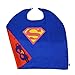 Tsye Superhero Assorted Kids' Costumes with Satin Cape and Felt Mask (Set of 4)