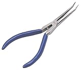 41YS5eDxGTL. SL160  6 1/4 EXTRA LONG NEEDLE NOSE 45 DEGREE BENT PLIER