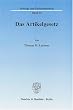 Das Artikelgesetz