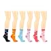 Winter Boot Ski Thick 6 Pairs Smiley Face Crew Ladies Mid Calf Socks Cotton Set