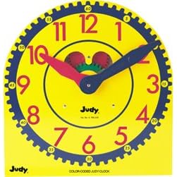 COLOR-CODED JUDY CLOCK by BIGTOFFICE