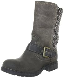 Bullboxer MA133636241MU110, Damen Fashion Halbstiefel & Stiefeletten, Grau (Peltro/Darkgrey/Cuoio/Marrone), EU 41