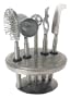 Stainless Steel Bar Tool Set 5 Pc Rack Holder Bartender