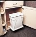 Kitchen & Housewares : KV Slide Out Bin Single Wide 20 Quart White