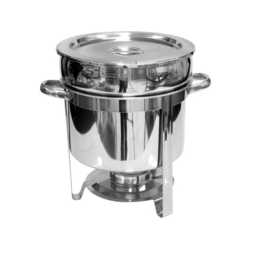 Excellanté Stainless Steel 11 Quart  Marmite Chafer
