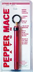 Keychain Mace Pepper Spray Security Batons - Red