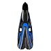 Mares Volo Race Full Foot Fins - Black/Blue - 5-6