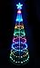 LB International 6' Multi-Color LED Light Show Cone Christmas Tree Lighted Yard Art Decoration