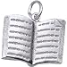 Rembrandt Charms Book Charm, Sterling Silver