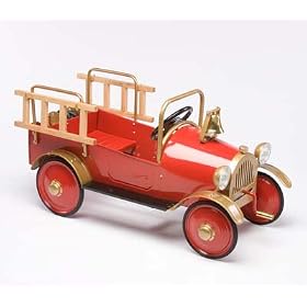 Airflow Collectibles Fire Engine Pedal Car - Model# AF103 by Airflow Collectables