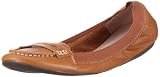 Buffalo London 210-10565 TALCO LEATHER 122680, Damen Ballerinas, Braun (TAN 01), EU 37