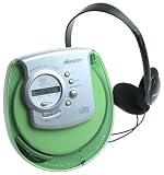 Memorex MD6440-03CP Personal CD Player with Car Kit and 40-Second Anti-Shock  (Green)