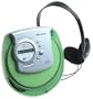 Memorex MD6440-03CP Personal CD Player with Car Kit and 40-Second Anti-Shock  (Green)