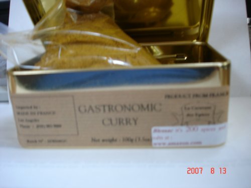 CURRY - GASTRONOMIC CURRY POWDER IN 3.5 OZ TIN