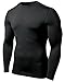 TM-R21-BB_Large J-ALX Tesla Men's Thermal Coldgear Compression Baselayer Long Sleeve T Shirts R21