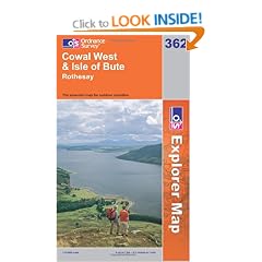 Cowal West and Isle of Bute (OS Explorer Map Series)
