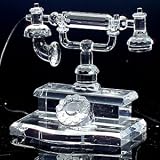 CRYSTAL ANTIQUE TELEPHONE