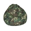 Print and Plush Camouflage Kid's Large Bean Bag Chair By Elite Furniture