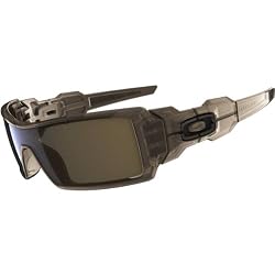Oakley Oil Rig II Men's Lifestyle Sports Wear Sunglasses/Eyewear - Brown Smoke/Tungsten Iridium
