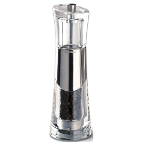 Cole and Mason Bobbi Pepper Mill - Stainless Steel and Acrylic