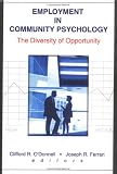 Employment in Community Psychology: The Diversity of Opportunity