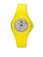 Light Time Reloj Silicon Small Strass Amarillo