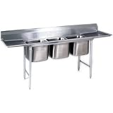 Eagle 412-16-3-18 90 Three-Compartment Sink - 412 Series
