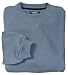 NEW Port Authority Signature - Sueded Finish Crewneck Sweatshirt Steel Blue-L
