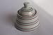 Kitchen & Housewares : Gisela Graham Ceramic Striped Sugar Pot / Holder