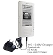AMAZON Kindle Home Charger + ADPATER: Special Mains Power Charger 110V - 240 Volt incl Adapter for AMAZON E-Book Reader Kindle Kindle 2...