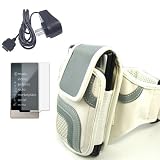 Workout Armband for Zune HD + Clear Screen Protector + Wall Charger for Zune HD