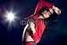 Wallmonkeys Peel and Stick Wall Decals - Portrait of a Beautiful Dancing Girl on Dark Background - Removable Graphic
