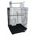 Brand New Bird Parrot Cage 18"x18"x57" w/Stand - 5984WHT/S