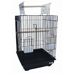 Brand New Bird Parrot Cage 18"x18"x57" w/Stand - 5984WHT/S