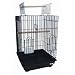 Brand New Bird Parrot Cage 18"x18"x57" w/Stand - 5984WHT/S