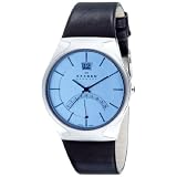 Skagen Denmark Mens Watch Brown Leather Steel #668XLSLZI