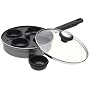 Farberware Nonstick Aluminum Egg Poacher with Glass Lid