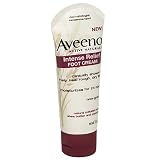 Aveeno Active Naturals Intense Relief Foot Cream, 3.5-Ounce Tubes (Pack of 3)