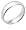 14k White Gold 6mm Comfort Fit Men's Wedding Band, Size 10