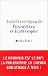 Pr�sentations de la philosophie