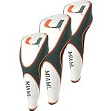 Team Golf Collegiate Woods Zip Headcovers (set of 3) - Miami