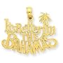 14k It's Better in The Bahamas Pendant