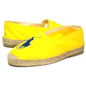 Click here to buy Polo Ralph Lauren 'Karl' Big Pony Casual Shoes Mens 10 - Yellow by Polo Ralph Lauren.