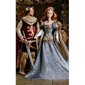 Ken and Barbie Doll As Camelot's King and Queen, Arthur and Guinevere by Barbie