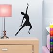 StikEez Black 21" Dancing Ballerina Fun Ballet Wall & Window Decal