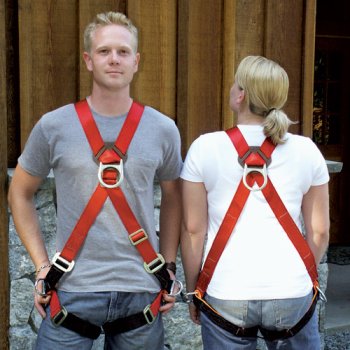 Fall Arrestor Body Harness w/ 4 D-Rings - Small