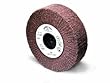 ALUMINUM OXIDE FLAP WHEELS 4" DIAMETER X 1/2" FACE X 1/4" ARBOR MEDIUM
