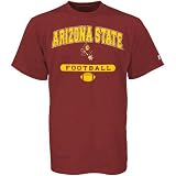 Russell Arizona State Sun Devils Maroon Football T-shirt
