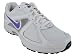 NIKE DART 9 WOMENS 443863-101 (10, WHITE/BRIGHT VIOLET-METALLIC SILVER)