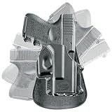 H&K Compact, Usp 9MM 40 45, Full Size 9MM 40 Color Black Left Hand Fobus Roto Paddle Holsters